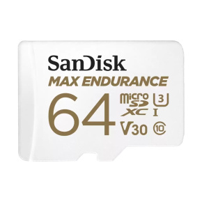 SanDisk Max Endurance/micro SDXC/64GB/100MBps/UHS-I U3/Class 10/+ Adaptér