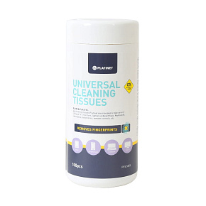 Platinet PFS5855 vlhčené čistiace obrúsky na sklo a plasty 100 ks