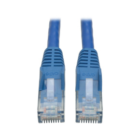 Ethernetový kábel Cat6 Gigabit Snagless Molded (UTP) (RJ45 Samec/Samec), modrá, 4.57m