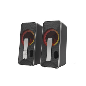 Genesis herné reproduktory HELIUM 100/RGB/Stereo/10W/Čierna-strieborná