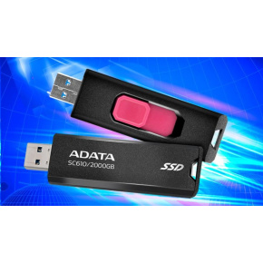 ADATA Externí SSD 500GB SC610, USB-A 3.2, černá