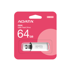 ADATA C906/64GB/USB 2.0/USB-A/Biela ADATA C906/64GB/USB 2.0/USB-A/Biela