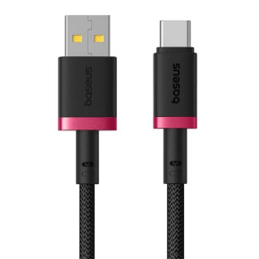 Baseus Rýchlonabíjací kábel Dura USB/USB-C 1m 60W červeno čierny