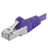 PREMIUMCORD Patch kábel CAT6a S-FTP, RJ45-RJ45, AWG 26/7 0,5m sivý