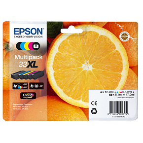 EPSON Multipack 5-farebný 33XL Claria Premium Ink EPSON Multipack 5-farebný 33XL Claria Premium Ink