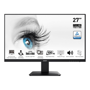 MSI Pro/MP273A/27"/IPS/FHD/100Hz/1ms/Black/2R