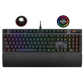 ASUS klávesnice ROG STRIX SCOPE II, mechanická, drátová, ROG RX RED / PBT, US ASUS klávesnice ROG STRIX SCOPE II, mechanická, drátová, ROG RX RED / PBT, US