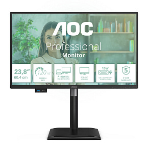 AOC/24P4CV/23,8"/IPS/FHD/120Hz/4ms/Čierna/5R