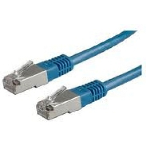 Patchkábel S/FTP, Cat6, 2xRJ45, 3m modrý