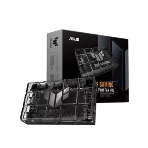 ASUS TUF GAMING ARGB FAN HUB, 6x ARGB Fan, 2x SATA, černá ASUS TUF GAMING ARGB FAN HUB, 6x ARGB Fan, 2x SATA, černá