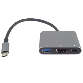 PremiumCord Adaptér USB-C na HDMI + USB3.0 + PD, rozlíšenie 4K a FULL HD 1080p PremiumCord Adaptér USB-C na HDMI + USB3.0 + PD, rozlíšenie 4K a FULL HD 1080p