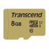 Karta TRANSCEND MicroSDHC 8GB 500S, UHS-I U1 + adaptér