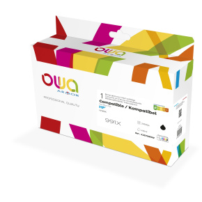 OWA ARMOR ink kompatibilný s HP M0K02AE, čierna/black, 991X OWA ARMOR ink kompatibilný s HP M0K02AE, čierna/black, 991X
