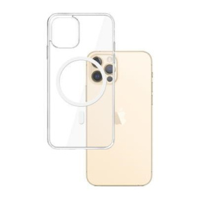 3mk ochranný kryt Magcase pro Apple iPhone 12 / 12 Pro, čirá