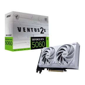 MSI GeForce RTX 5060 VENTUS 2X WHITE/OC/8GB/GDDR7 MSI GeForce RTX 5060 VENTUS 2X WHITE/OC/8GB/GDDR7