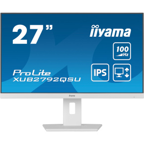 iiyama ProLite/XUB2792QSU-W6/27"/IPS/QHD/100Hz/0,4ms/White/3R iiyama ProLite/XUB2792QSU-W6/27"/IPS/QHD/100Hz/0,4ms/White/3R