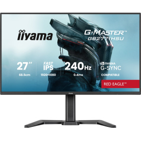iiyama G-Master/GB2771HSU-B1/27"/IPS/FHD/240Hz/0,4ms/Čierna/3R