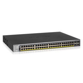 NETGEAR 48xGB PoE+ Smart Pro Switch, 4 SFP, GS752TPP