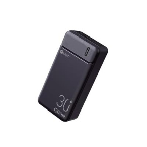 Powerbanka C-tech 30000mAh, Li-Pol, 20W, USB-C/USB-A/micro USB Powerbanka C-tech 30000mAh, Li-Pol, 20W, USB-C/USB-A/micro USB