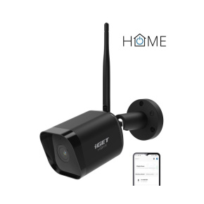iGET HOME Camera CS6 Black - WiFi IP FullHD 1080p kamera, nočné videnie, dvojcestné audio, IP65