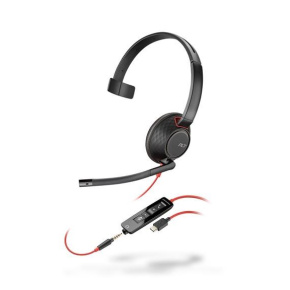 Poly Blackwire 5210 náhlavní souprava, 3.5 mm jack + USB-C/A adaptér, mono Poly Blackwire 5210 náhlavní souprava, 3.5 mm jack + USB-C/A adaptér, mono