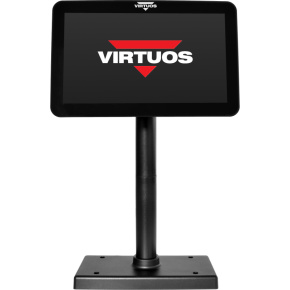 10,1" LCD farebný zákaznícky monitor Virtuos SD1010R, USB, čierny 10,1" LCD farebný zákaznícky monitor Virtuos SD1010R, USB, čierny