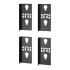 Easy Rack PDU mounting bracket, single width, 2pair