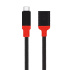 Tactical Pin4Fun adaptér USB-C/Lightning 0,1m Black/Red