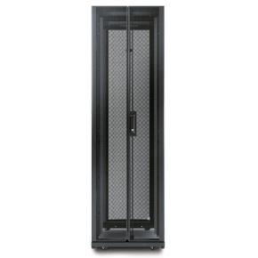 NetShelter AV 42U 600mm Wide x 825 Deep Enclosure with Sides and 10-32 Threaded Rails Black