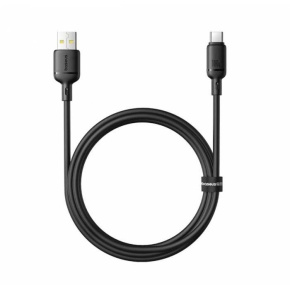 Baseus Rýchlonabíjací kábel Silky USB/USB-C 1m 100W čierny