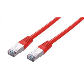 Kábel C-TECH patchcord Cat5e, FTP, červený, 2m Kábel C-TECH patchcord Cat5e, FTP, červený, 2m
