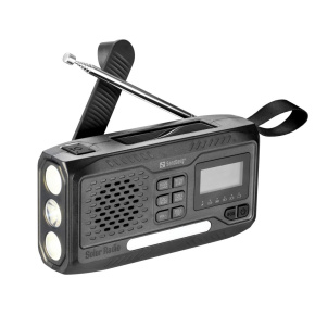 Sandberg Survivor All-in-1 DAB Radio 4500 mAh, multifunkčné outdoorové rádio, čierne