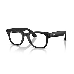Meta Ray-Ban Gen2 Wayfarer, Matte Black, Clear (Large) Meta Ray-Ban Gen2 Wayfarer, Matte Black, Clear (Large)