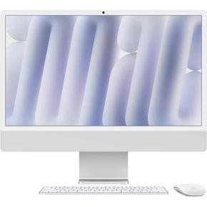 Apple iMac 24'' 4.5K display M4 chip 8-core CPU and 8-core GPU, 16GB, 256GB SSD - Silver Apple iMac 24'' 4.5K display M4 chip 8-core CPU and 8-core GPU, 16GB, 256GB SSD - Silver