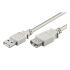 PremiumCord USB 2.0 kábel predlžovací, A-A, 20cm