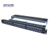 DATACOM Patch panel 24p.CAT6 1U 3x8 LSA, STP 19" čierny s vyviazaním