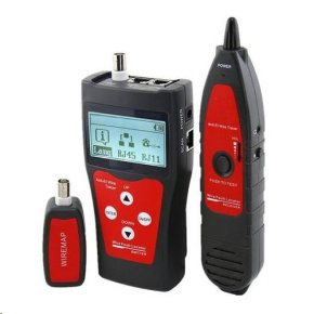 LAN Cable Tester TLCD76 s LCD, koax, Cat3/Cat5E/Cat6, UTP/STP, USB, sonda LAN Cable Tester TLCD76 s LCD, koax, Cat3/Cat5E/Cat6, UTP/STP, USB, sonda