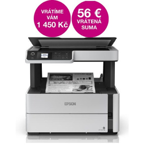 Atramentová tlačiareň EPSON EcoTank Mono M2170, 3v1, A4, 39 str./min, USB, Wi-Fi, duplex, 3 roky záruka po registrácii., Obchod v 1000 Kč