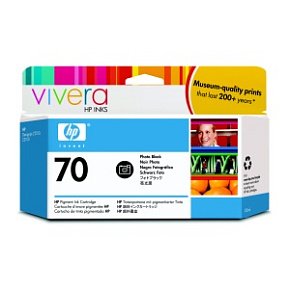 HP no 70 foto. čierna atramentová kazeta, C9449A HP no 70 foto. čierna atramentová kazeta, C9449A