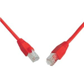 Patchkábel S/FTP, Cat6, 2xRJ45, 7m červený