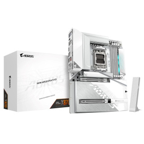 GIGABYTE MB Sc AM5 X870 AORUS STEALTH ICE, AMD X870, 4xDDR5, 1xHDMI, 2xUSB4, WiFi GIGABYTE MB Sc AM5 X870 AORUS STEALTH ICE, AMD X870, 4xDDR5, 1xHDMI, 2xUSB4, WiFi