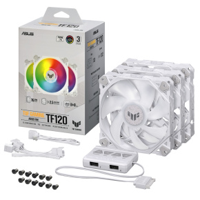 Asus TUF Gaming TF120 3in1-vent. 120mm ARGB white Asus TUF Gaming TF120 3in1-vent. 120mm ARGB white