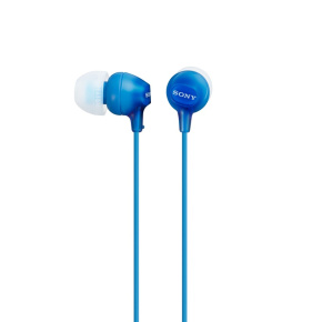 SONY slúchadlá MDR-EX15LP, modré SONY slúchadlá MDR-EX15LP, modré