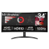 LG MT VA LED 34" 34WR50QK - VA panel, 3440x1440, 2xHDMI, DP, prohnutý
