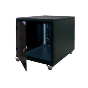 19" kontajner.rozvádzač 12U,hl.1000mm,nosnosť 200kg čierny