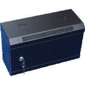 10" rack jednodielny 4U/140 DATACOM čierny plech.dv.