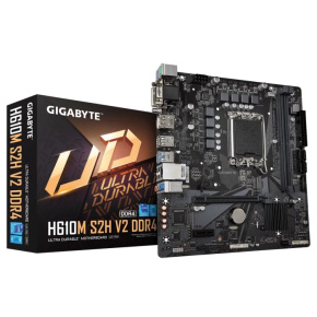 GIGABYTE MB Sc LGA1700 H610M S2H V3 DDR4, Intel H610, 2xDDR4, 2xDP, 1xHDMI, 1xVGA, mATX GIGABYTE MB Sc LGA1700 H610M S2H V3 DDR4, Intel H610, 2xDDR4, 2xDP, 1xHDMI, 1xVGA, mATX