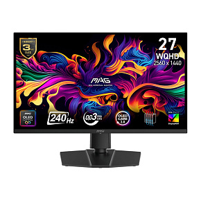 MSI MAG/273QP QD-OLED X24/26,5"/QD-OLED/QHD/240Hz/0,03ms/Čierna/3R