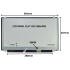 LCD PANEL 15,6" HD 1366x768 40PIN MATNÝ / ÚCHYTY HORE A DOLE
