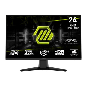MSI MAG/242F/23,8"/IPS/FHD/200Hz/0,5ms/Čierna/3R